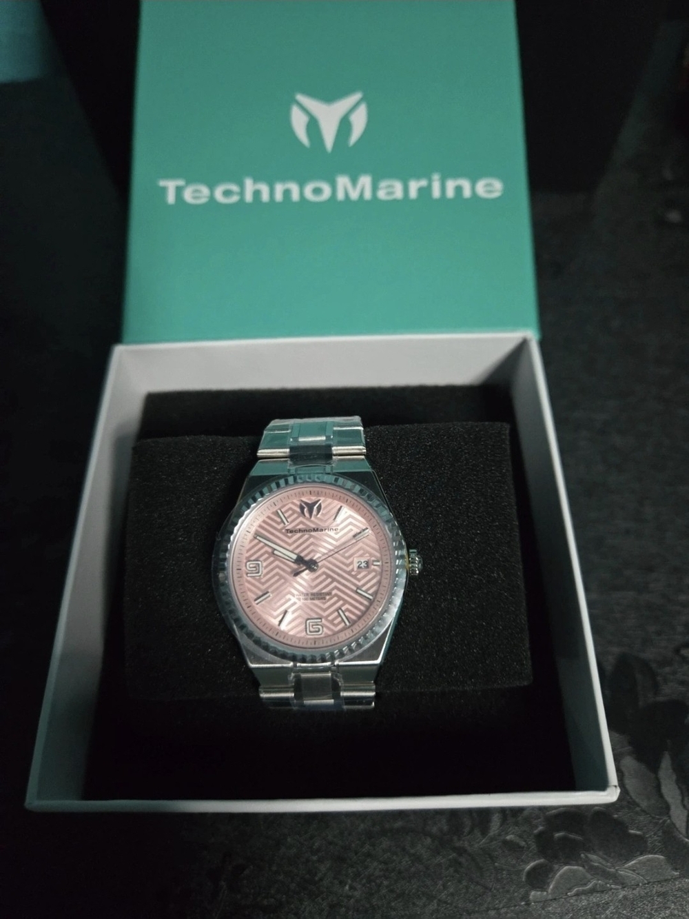TM-225063 Technomarine Terra Nova Pink Dial Womens Watch 36mm